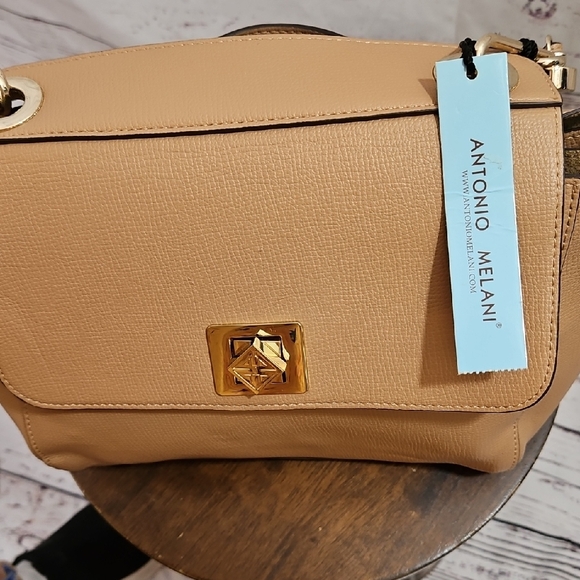 Elegant Tan Satchel Bag - Picture 3 of 7